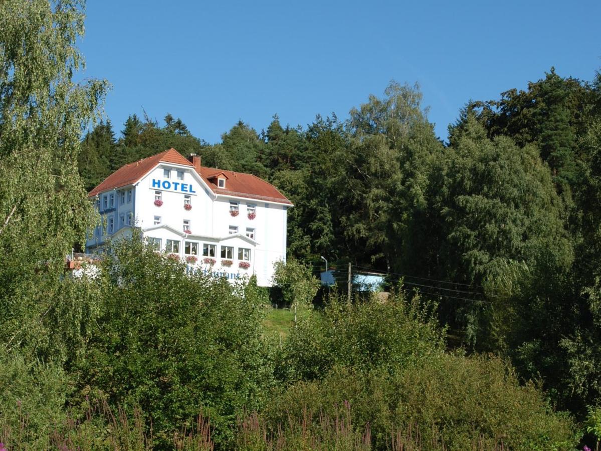 Waldhotel & Restaurant Bergschlosschen Hetzdorf ภายนอก รูปภาพ